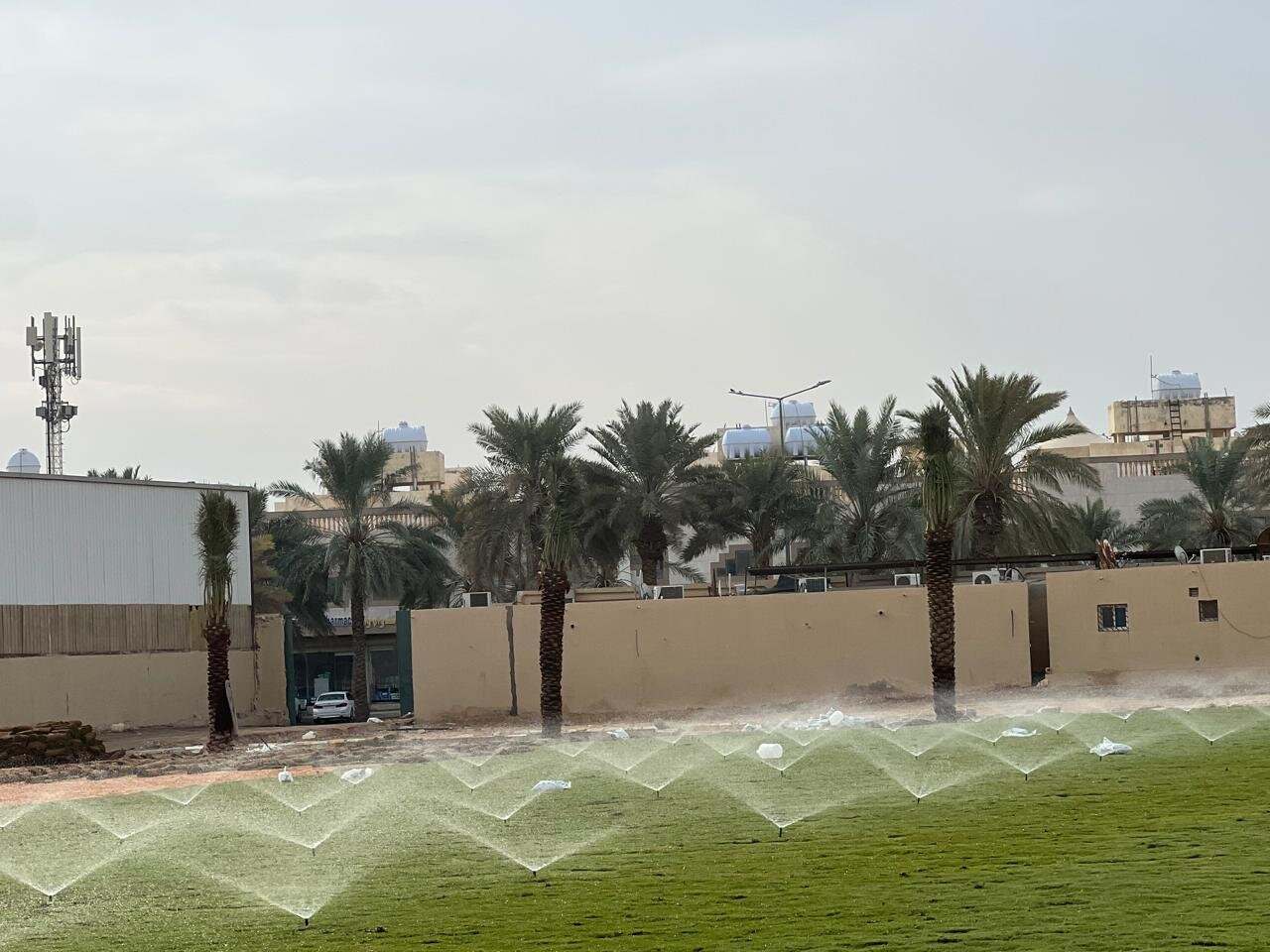 تنفيذ شبكة ري من أعمال جرين جروث